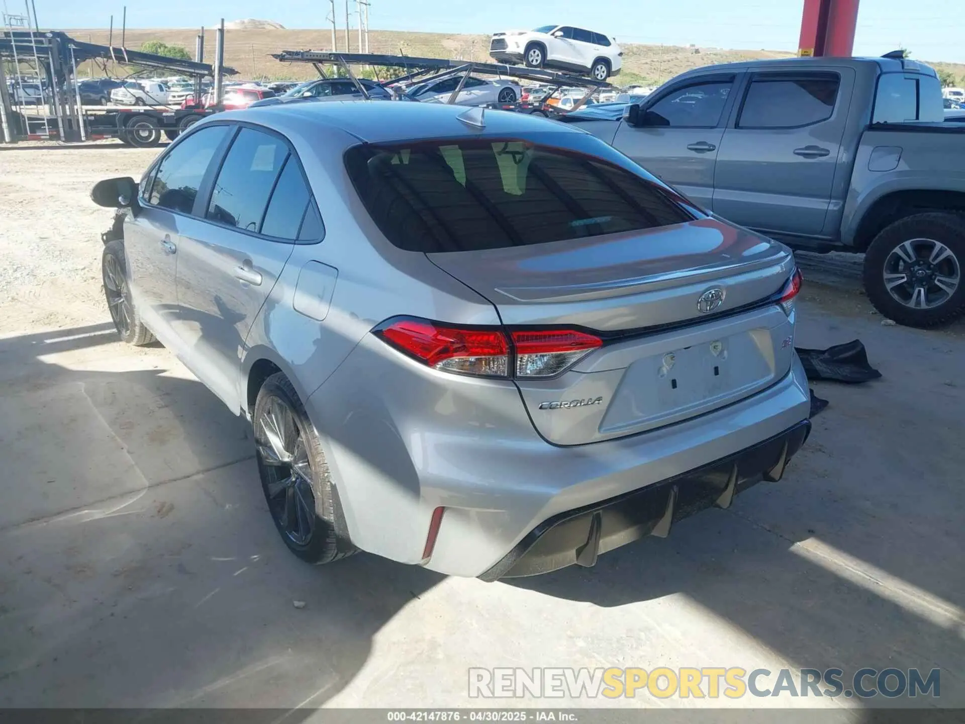 3 fotografías del automóvil dañado 5YFS4MCE4RP215444 TOYOTA COROLLA 2024