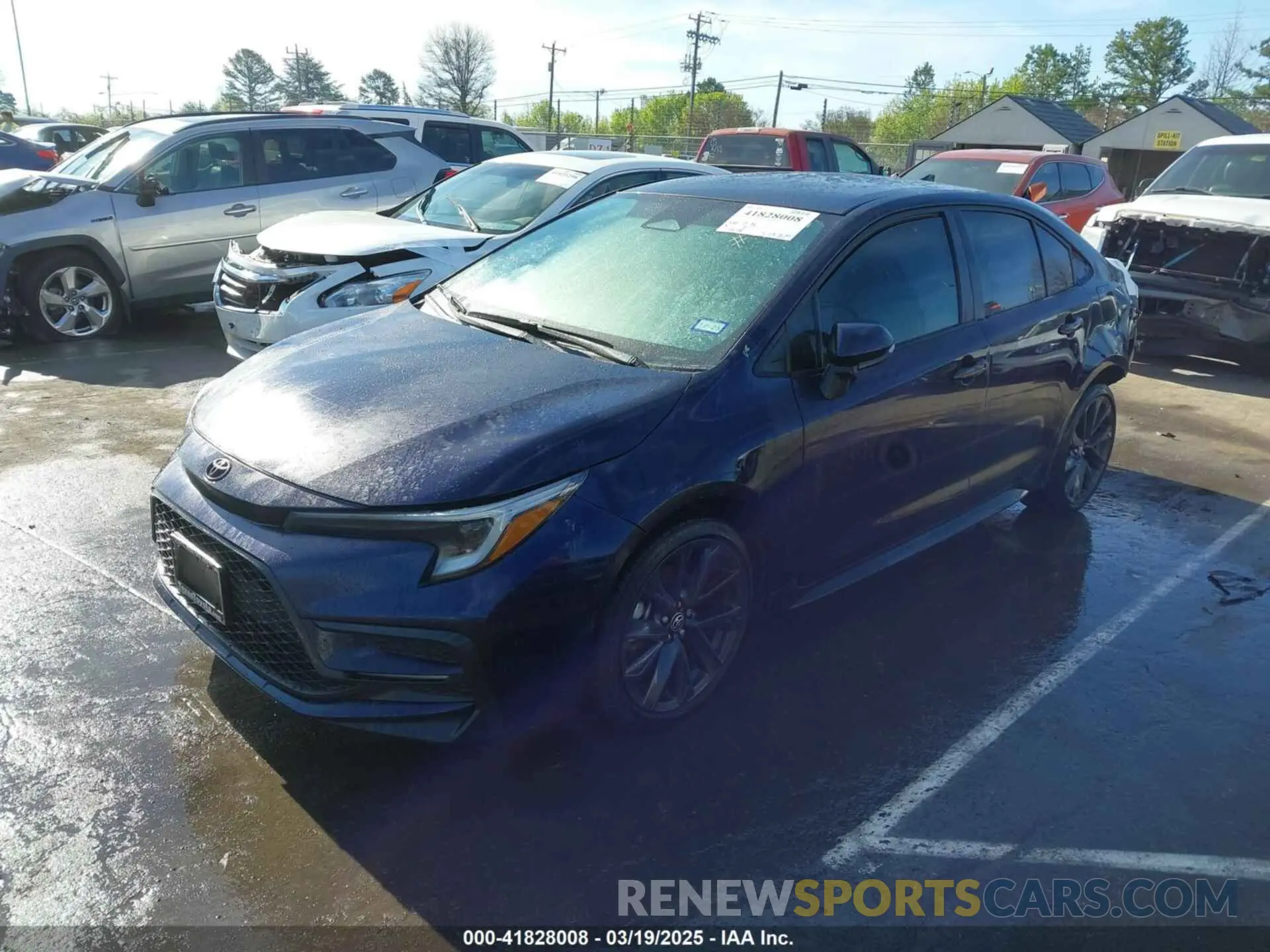 2 fotografías del automóvil dañado 5YFS4MCE5RP181272 TOYOTA COROLLA 2024