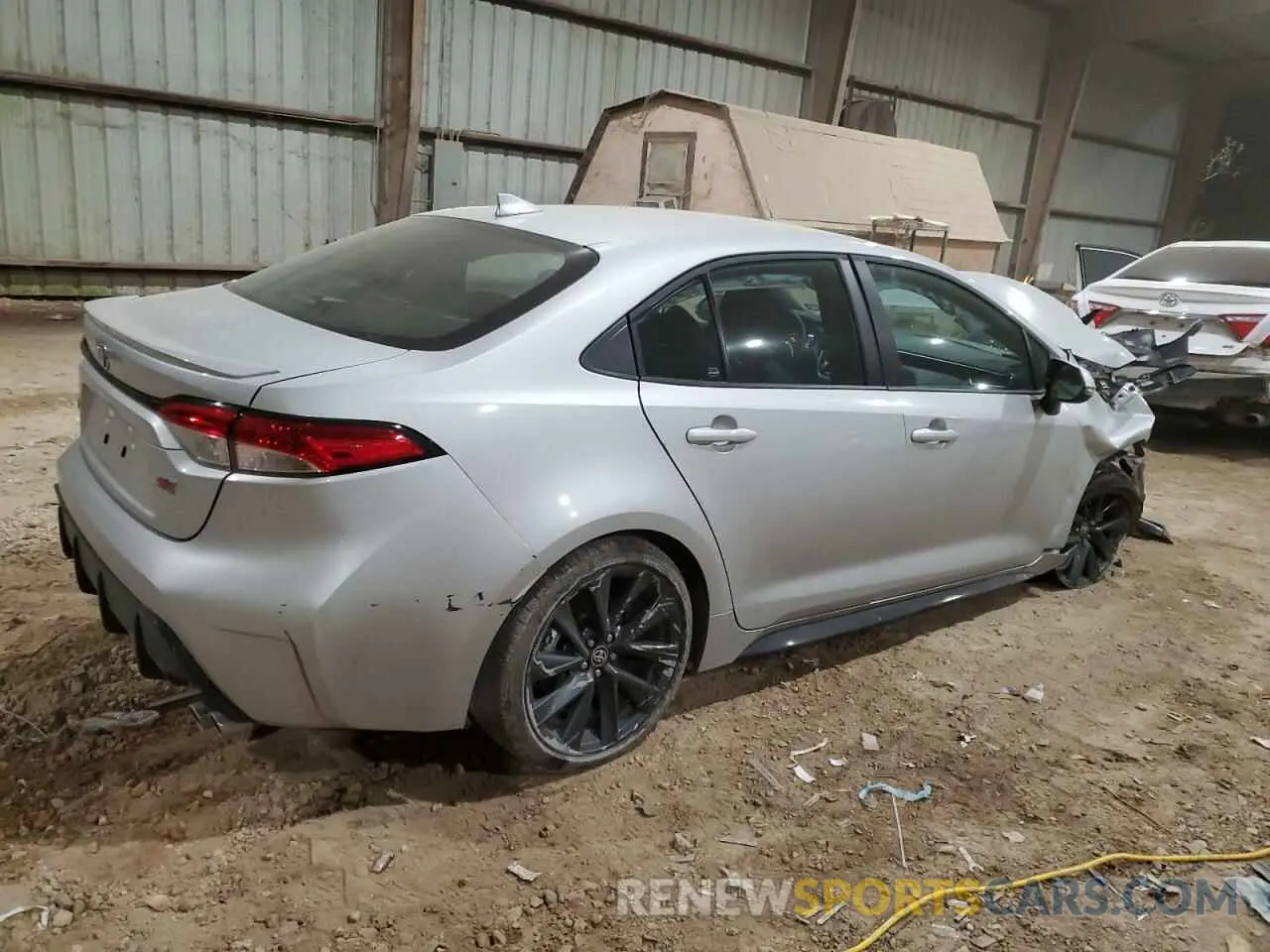 3 fotografías del automóvil dañado 5YFS4MCE5RP204985 TOYOTA COROLLA 2024