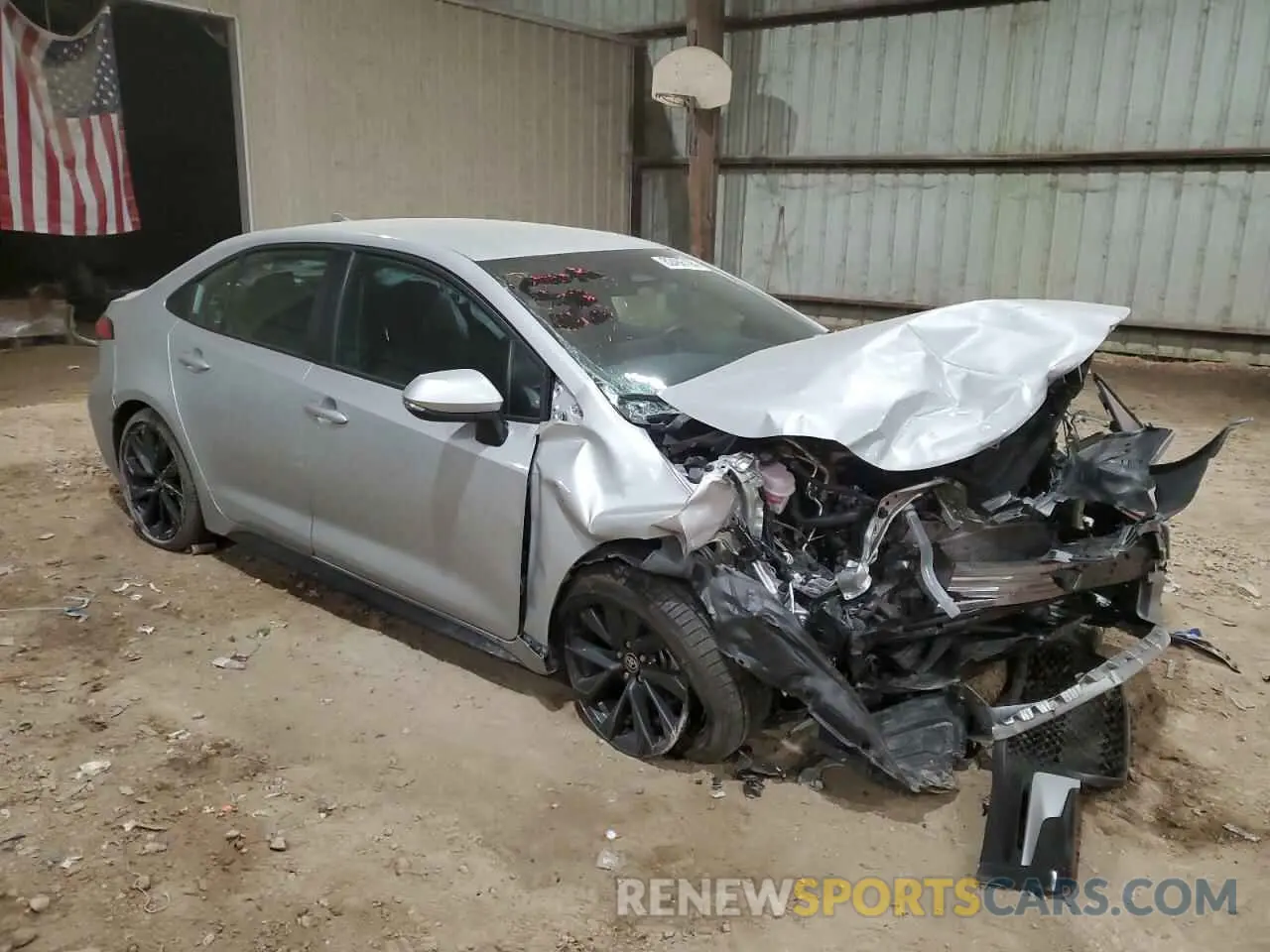4 fotografías del automóvil dañado 5YFS4MCE5RP204985 TOYOTA COROLLA 2024