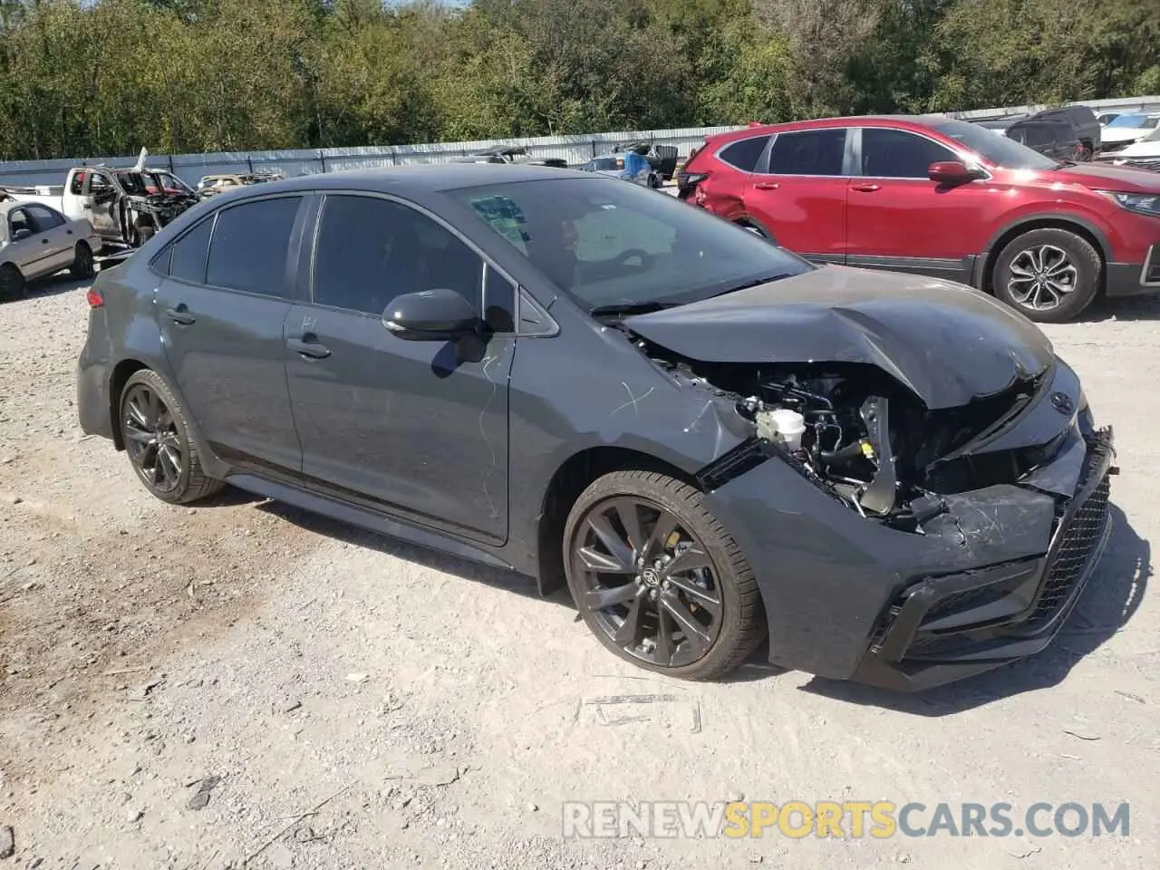 4 fotografías del automóvil dañado 5YFS4MCE5RP207854 TOYOTA COROLLA 2024