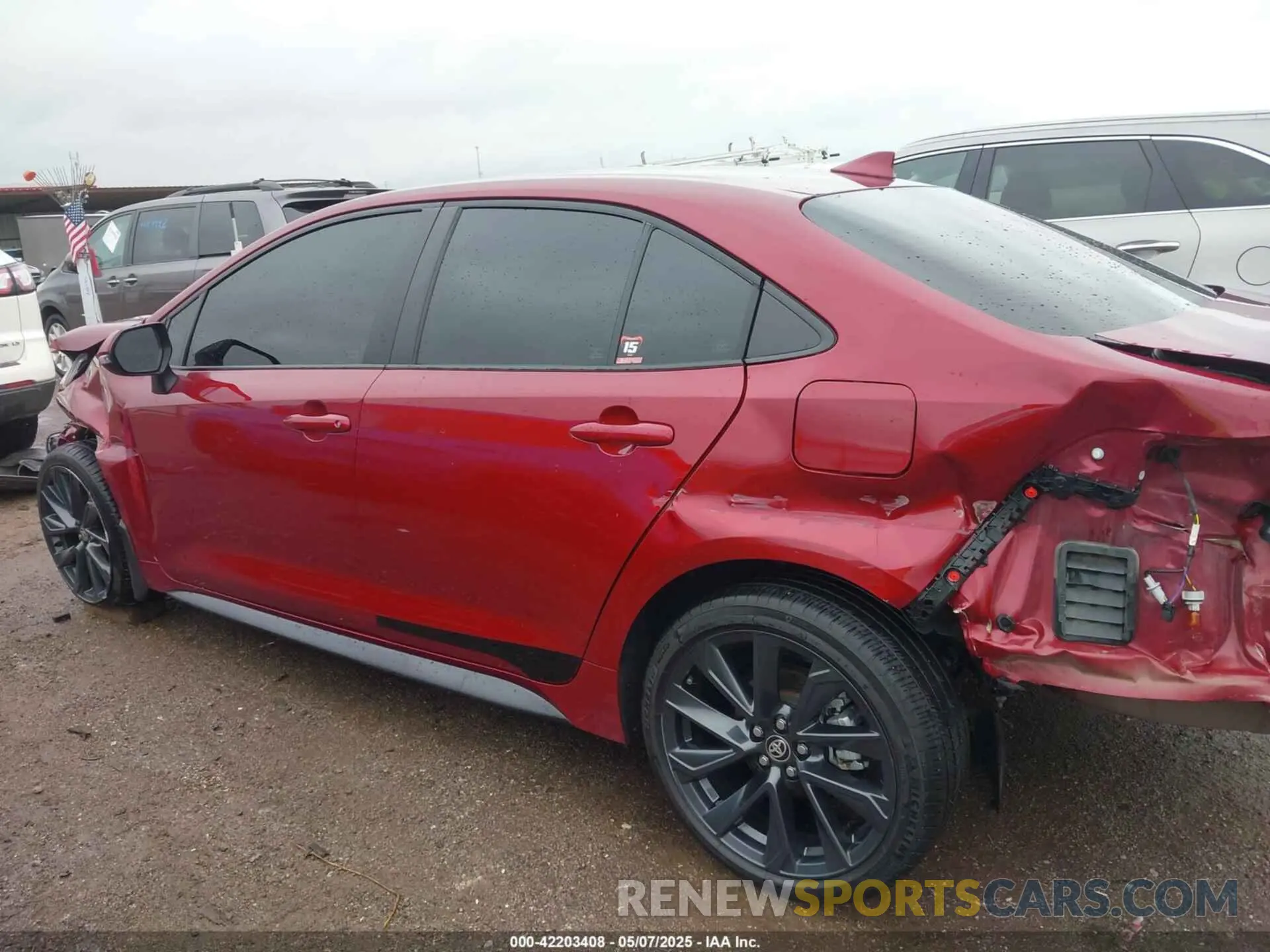 15 fotografías del automóvil dañado 5YFS4MCE6RP176775 TOYOTA COROLLA 2024