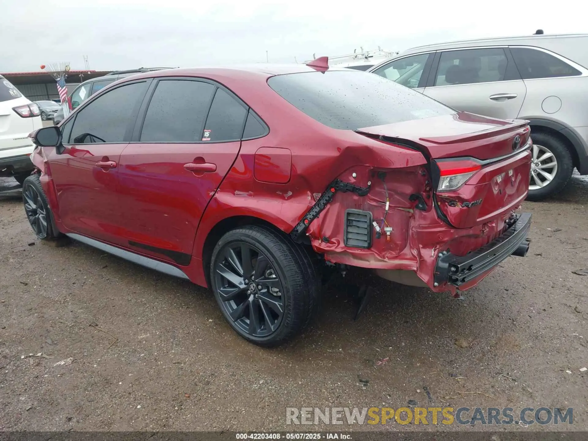 3 fotografías del automóvil dañado 5YFS4MCE6RP176775 TOYOTA COROLLA 2024