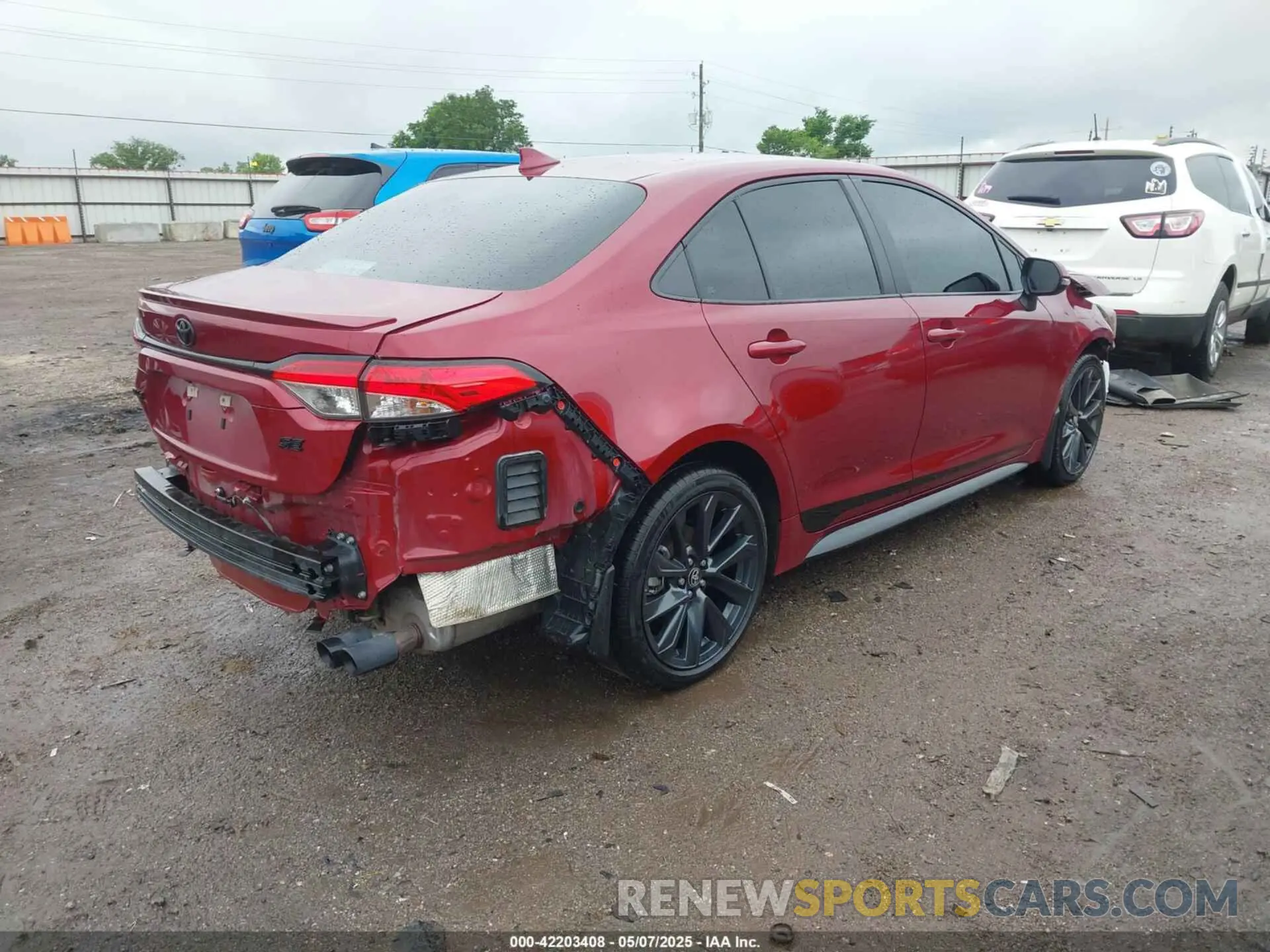 4 fotografías del automóvil dañado 5YFS4MCE6RP176775 TOYOTA COROLLA 2024