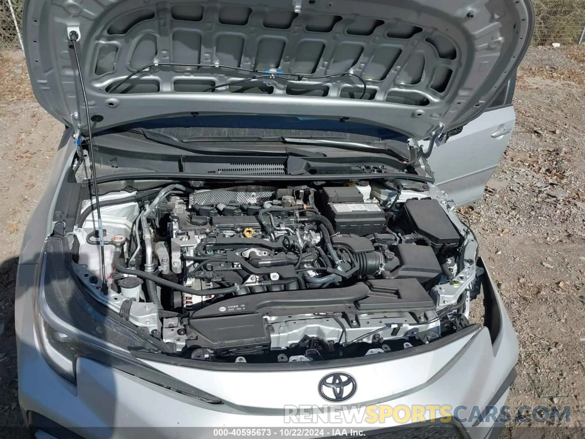 10 fotografías del automóvil dañado 5YFS4MCE6RP185489 TOYOTA COROLLA 2024