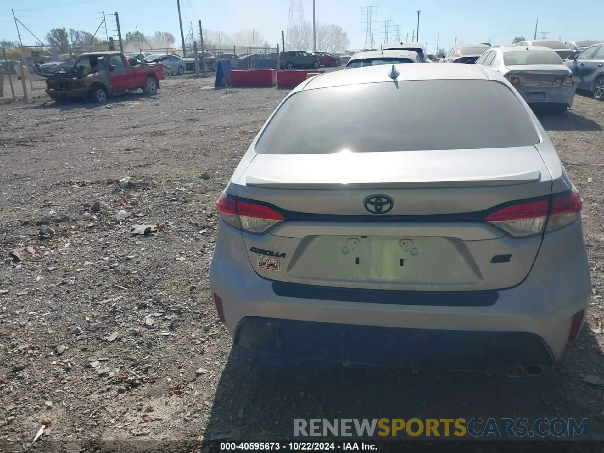 17 fotografías del automóvil dañado 5YFS4MCE6RP185489 TOYOTA COROLLA 2024