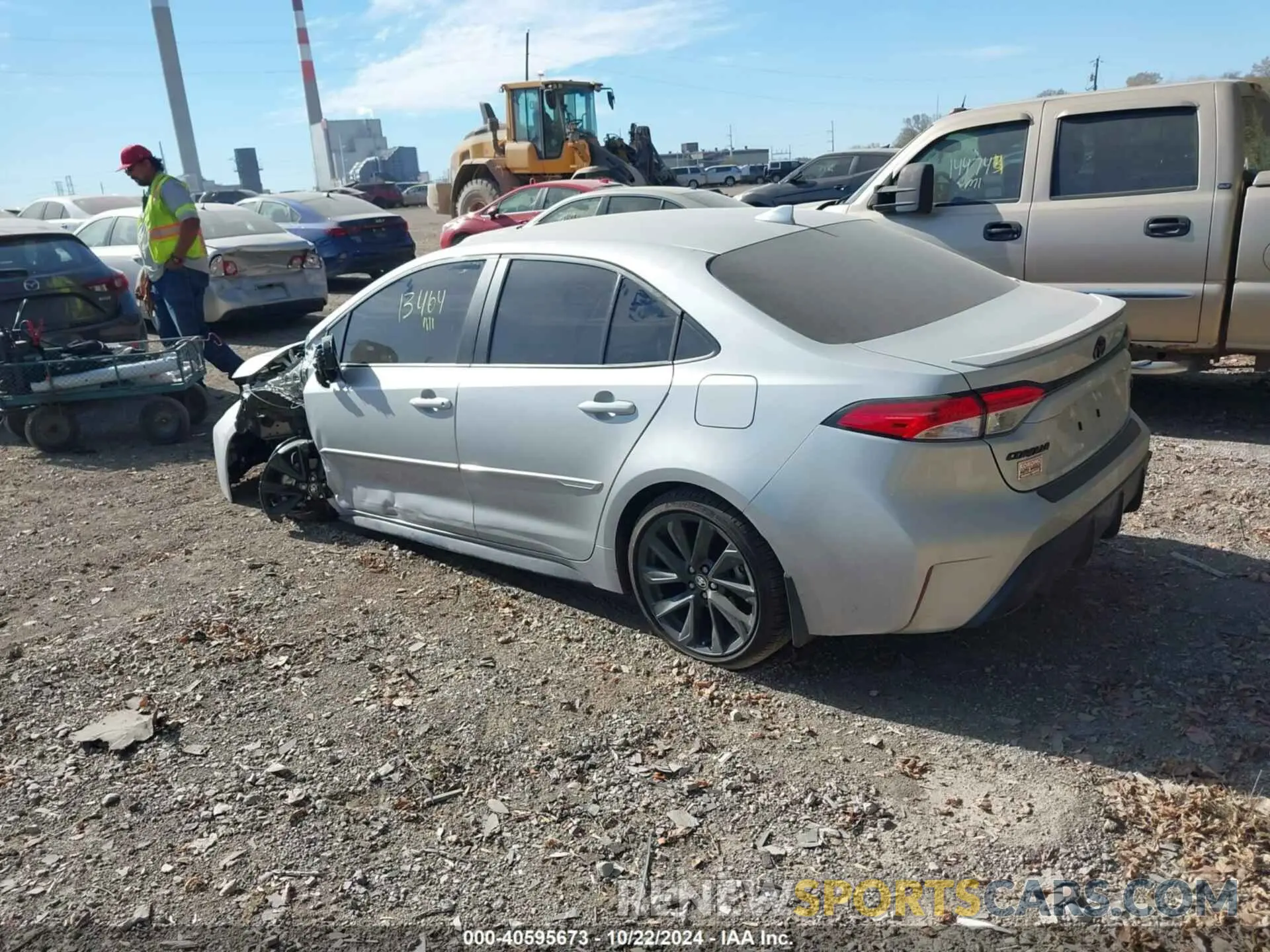 3 fotografías del automóvil dañado 5YFS4MCE6RP185489 TOYOTA COROLLA 2024