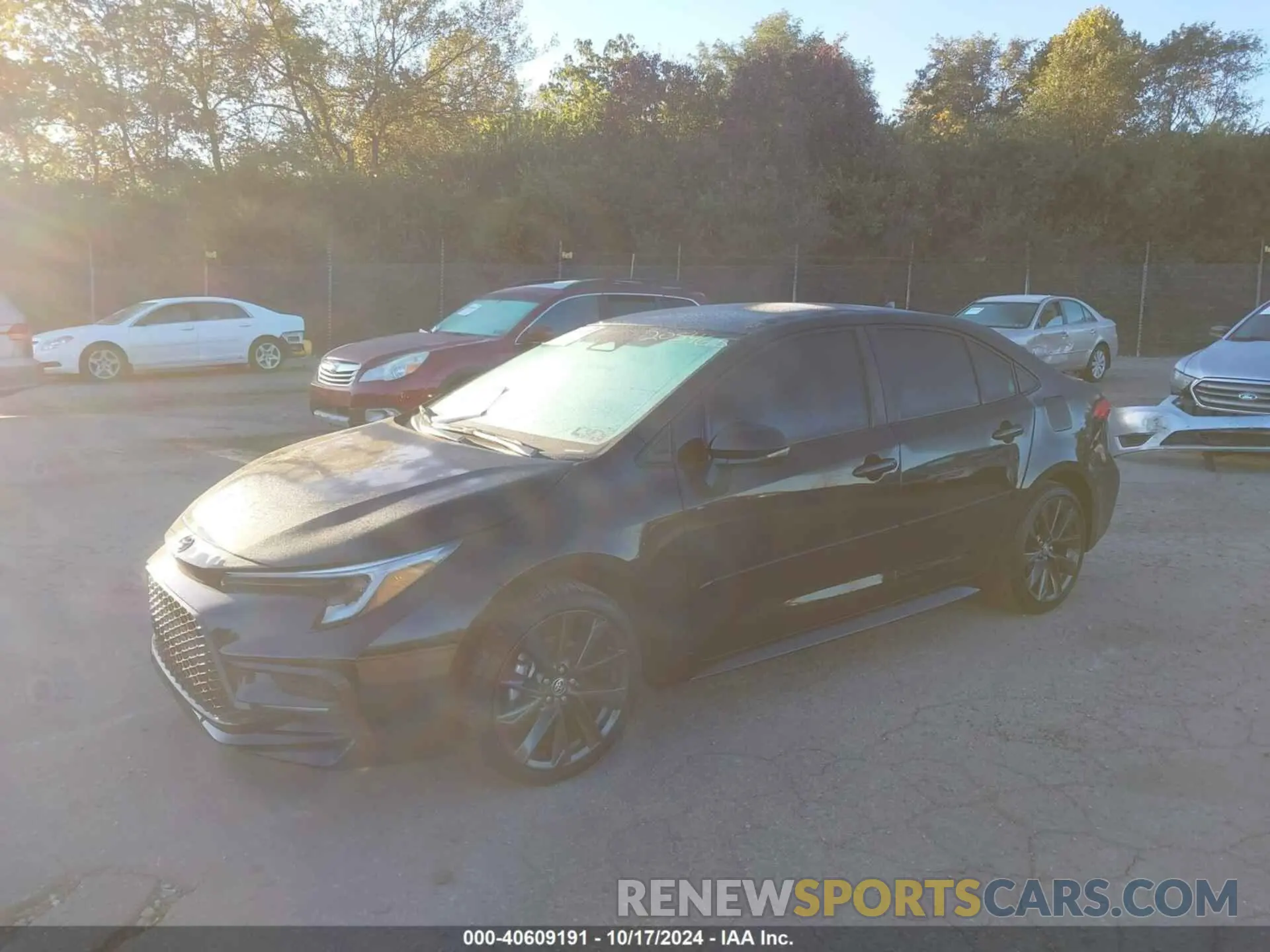 2 fotografías del automóvil dañado 5YFS4MCE6RP205465 TOYOTA COROLLA 2024