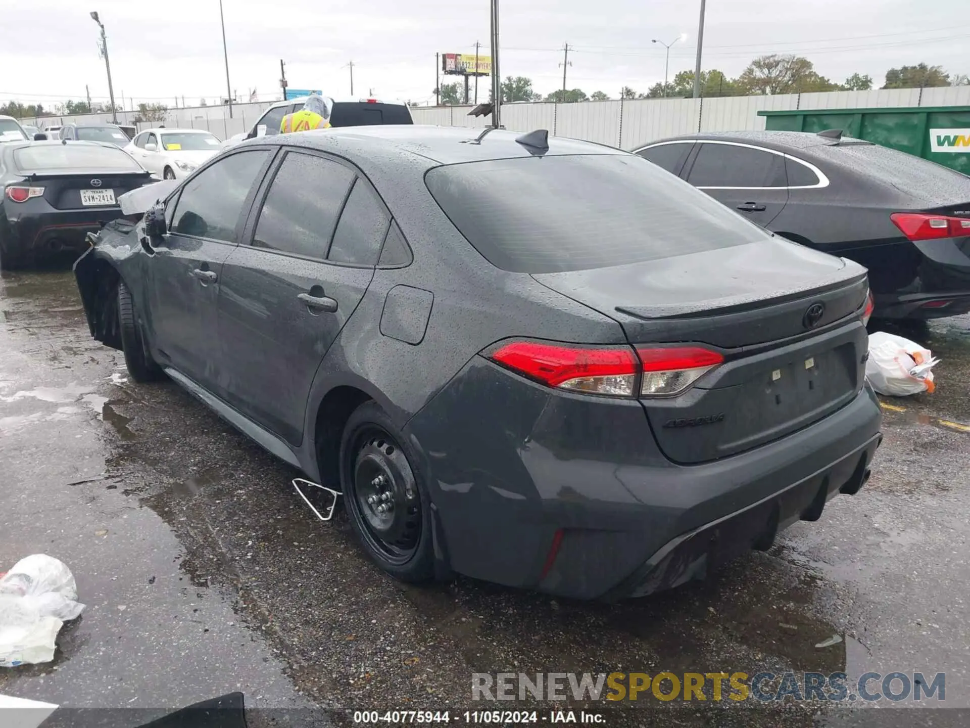 3 fotografías del automóvil dañado 5YFS4MCE7RP179667 TOYOTA COROLLA 2024