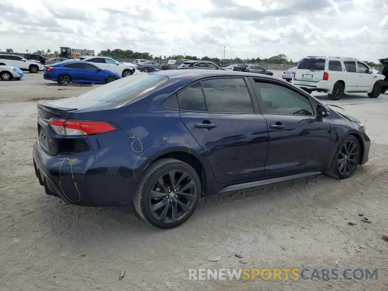 3 fotografías del automóvil dañado 5YFS4MCE9RP169710 TOYOTA COROLLA 2024