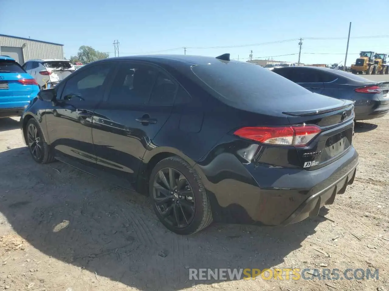 2 fotografías del automóvil dañado 5YFS4MCE9RP183798 TOYOTA COROLLA 2024