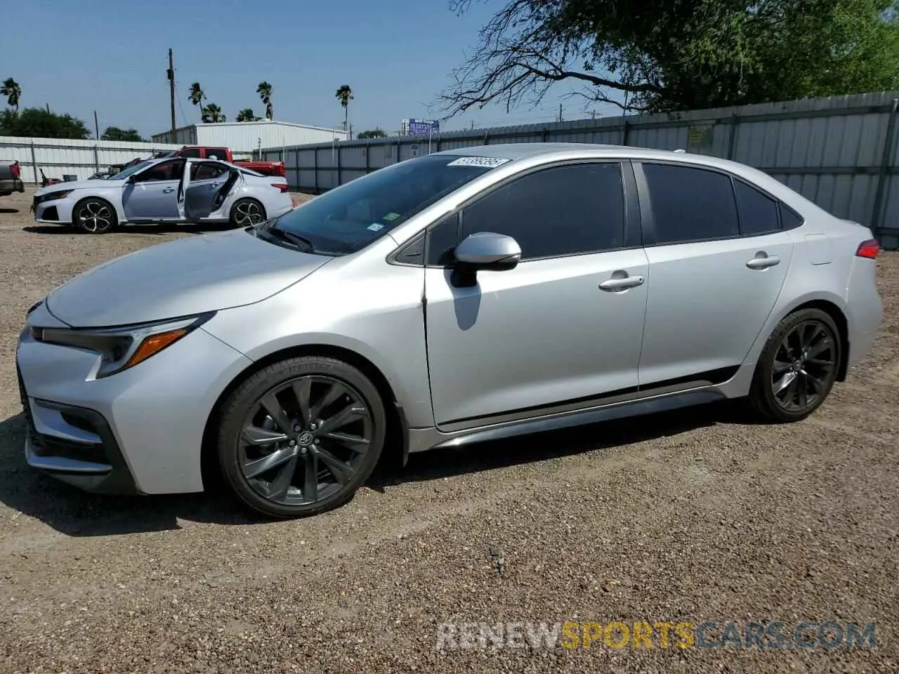 1 fotografías del automóvil dañado 5YFS4MCEXRP173202 TOYOTA COROLLA 2024