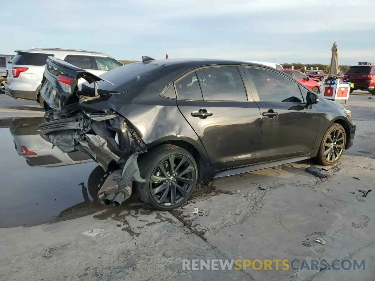 3 fotografías del automóvil dañado 5YFS4MCEXRP175452 TOYOTA COROLLA 2024