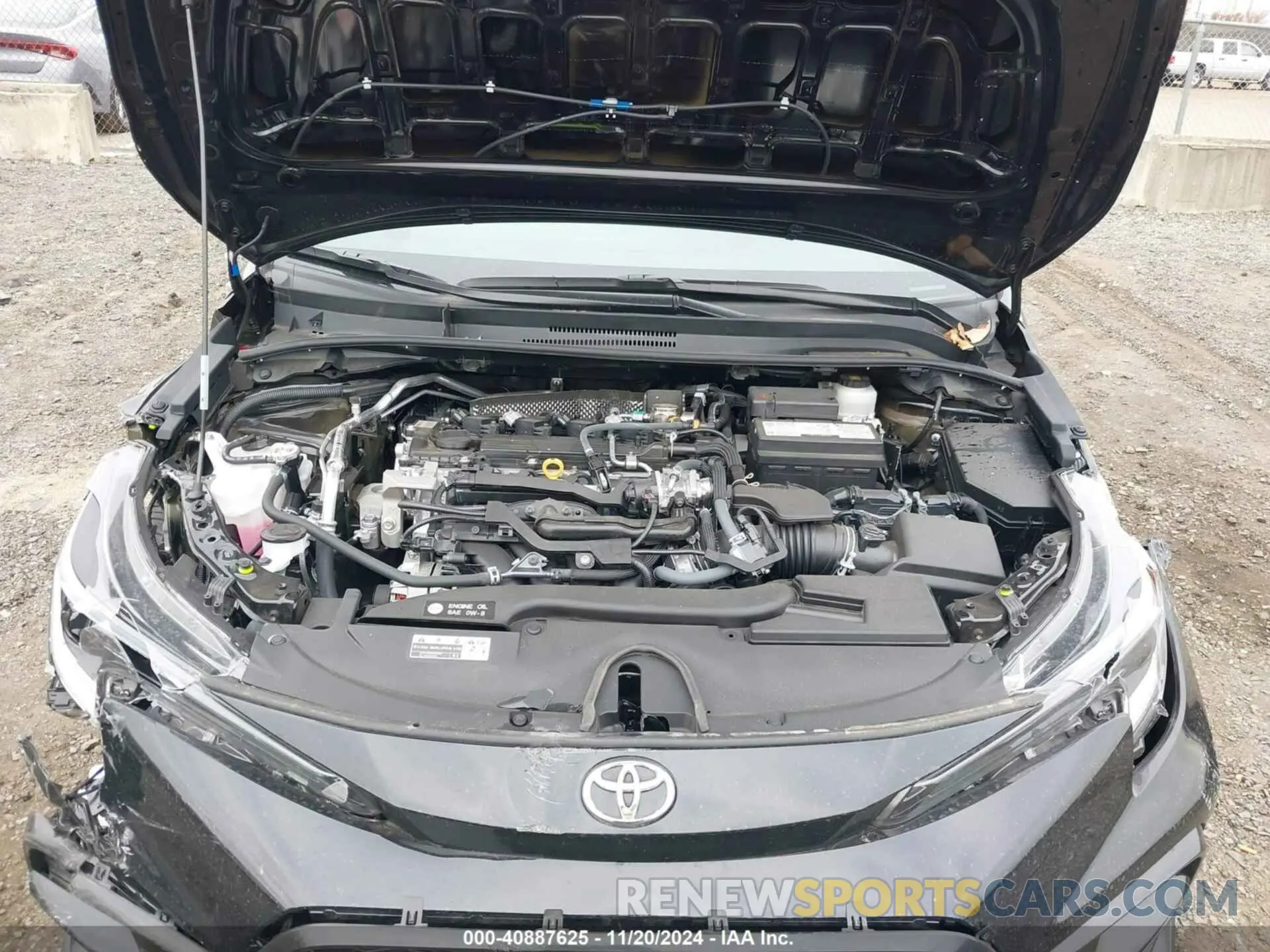 10 fotografías del automóvil dañado 5YFS4MCEXRP180456 TOYOTA COROLLA 2024