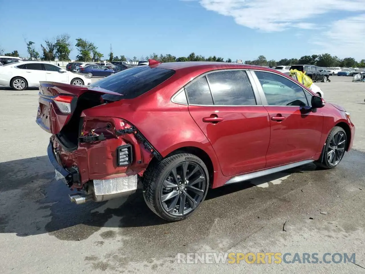 3 fotografías del automóvil dañado 5YFS4MCEXRP197242 TOYOTA COROLLA 2024