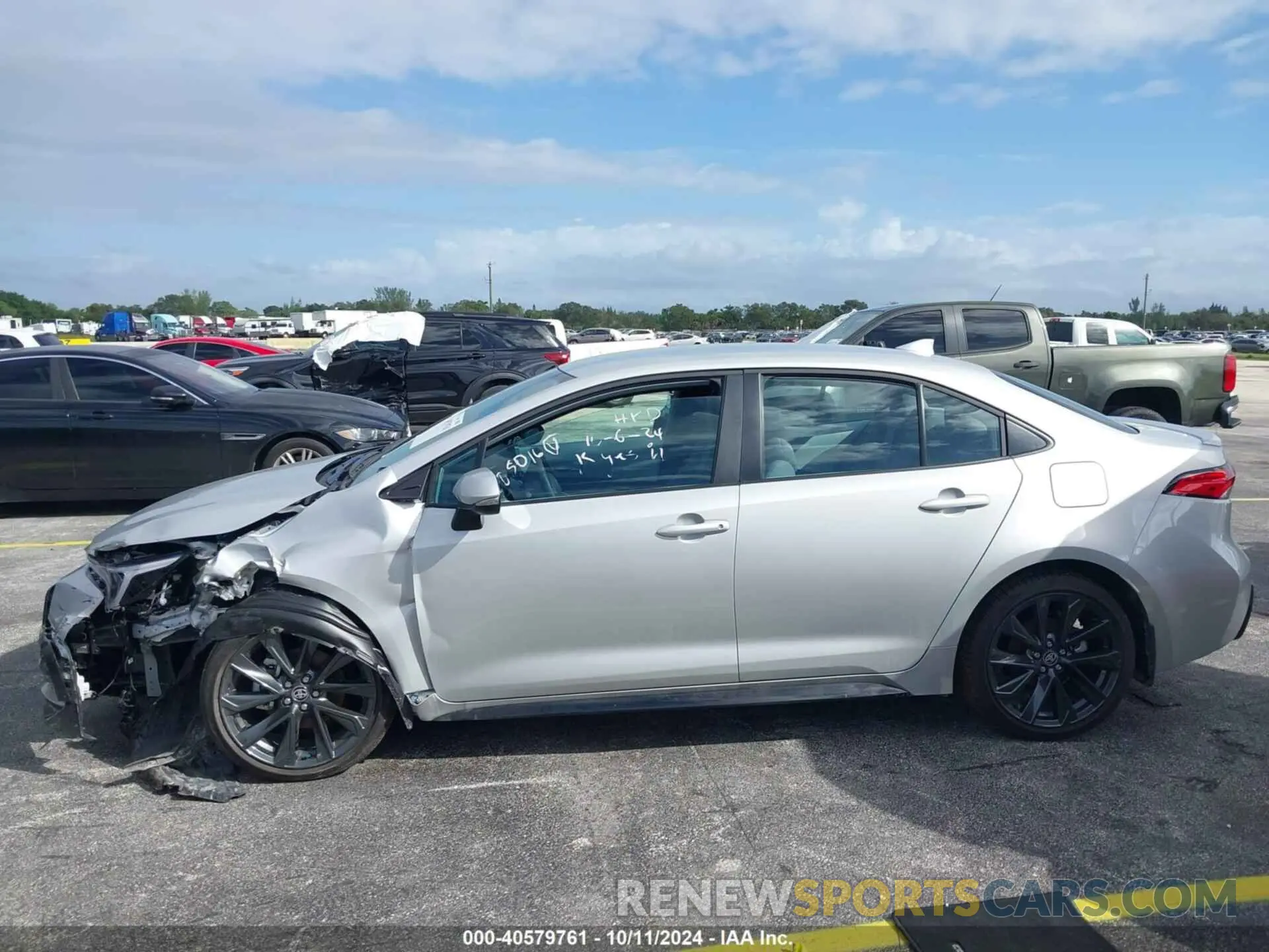 14 fotografías del automóvil dañado 5YFS4MCEXRP205016 TOYOTA COROLLA 2024