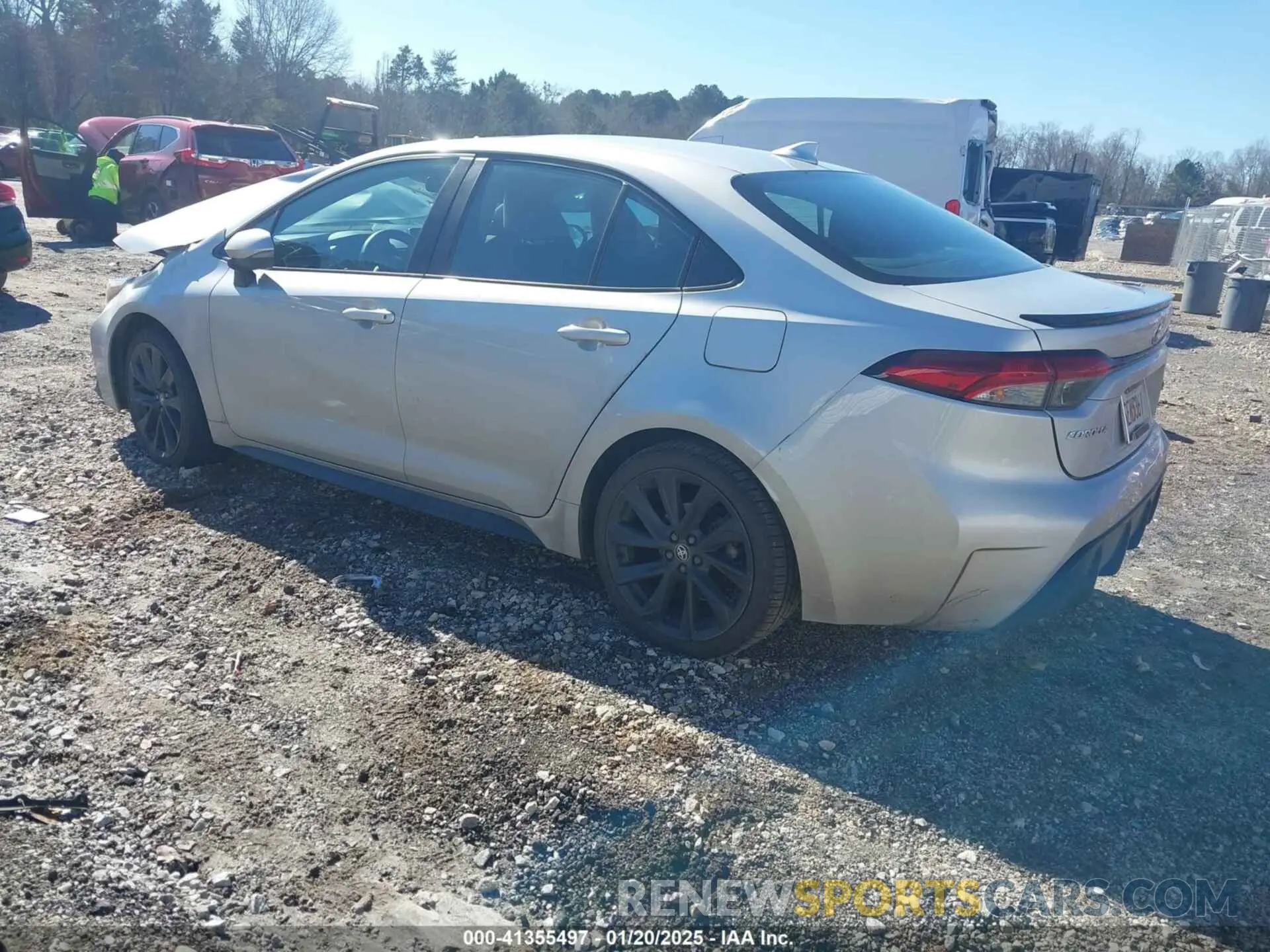 3 fotografías del automóvil dañado 5YFT4MCE6RP174657 TOYOTA COROLLA 2024