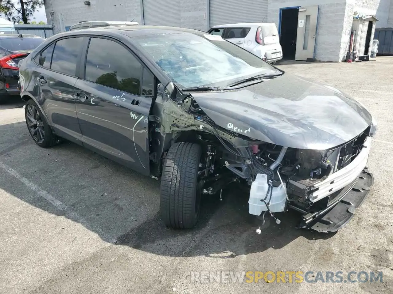 4 fotografías del automóvil dañado 5YFT4MCE7RP202692 TOYOTA COROLLA 2024