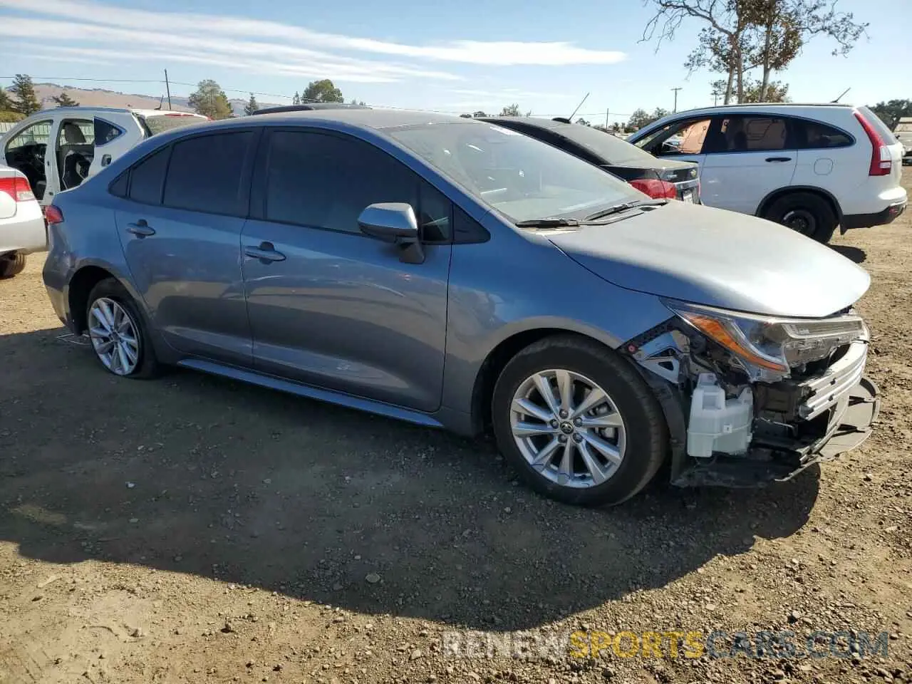 4 fotografías del automóvil dañado JTDB4MEE0R3018471 TOYOTA COROLLA 2024