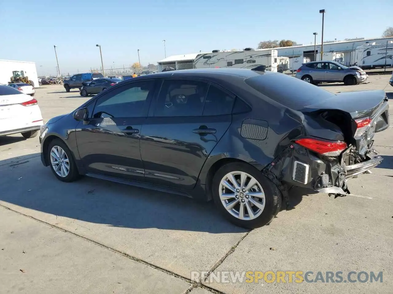 2 fotografías del automóvil dañado JTDB4MEE0R3024836 TOYOTA COROLLA 2024