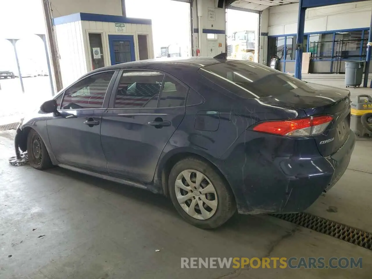 2 fotografías del automóvil dañado JTDB4MEE0RJ016196 TOYOTA COROLLA 2024