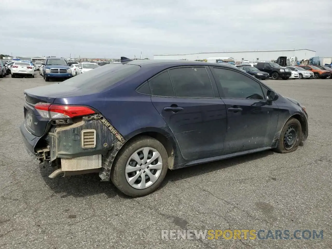 3 fotografías del automóvil dañado JTDB4MEE0RJ016196 TOYOTA COROLLA 2024