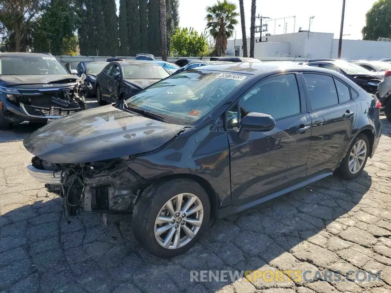1 fotografías del automóvil dañado JTDB4MEE1R3017376 TOYOTA COROLLA 2024