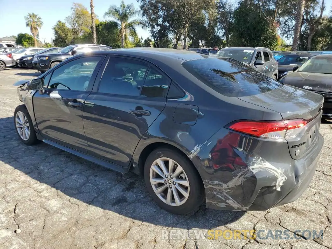 2 fotografías del automóvil dañado JTDB4MEE1R3017376 TOYOTA COROLLA 2024