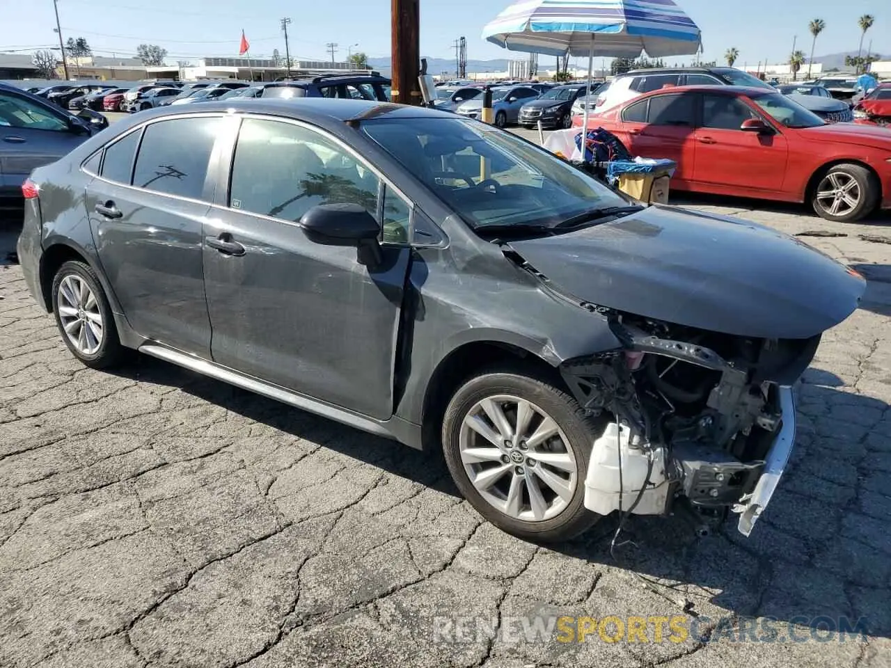 4 fotografías del automóvil dañado JTDB4MEE1R3017376 TOYOTA COROLLA 2024