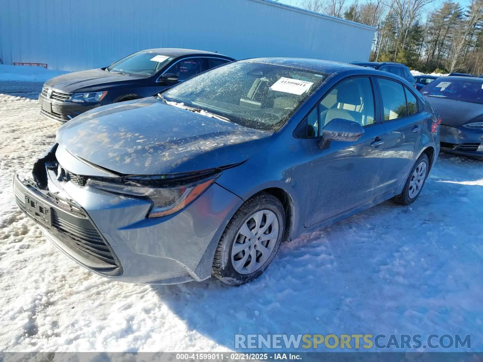 2 fotografías del automóvil dañado JTDB4MEE1R3018852 TOYOTA COROLLA 2024