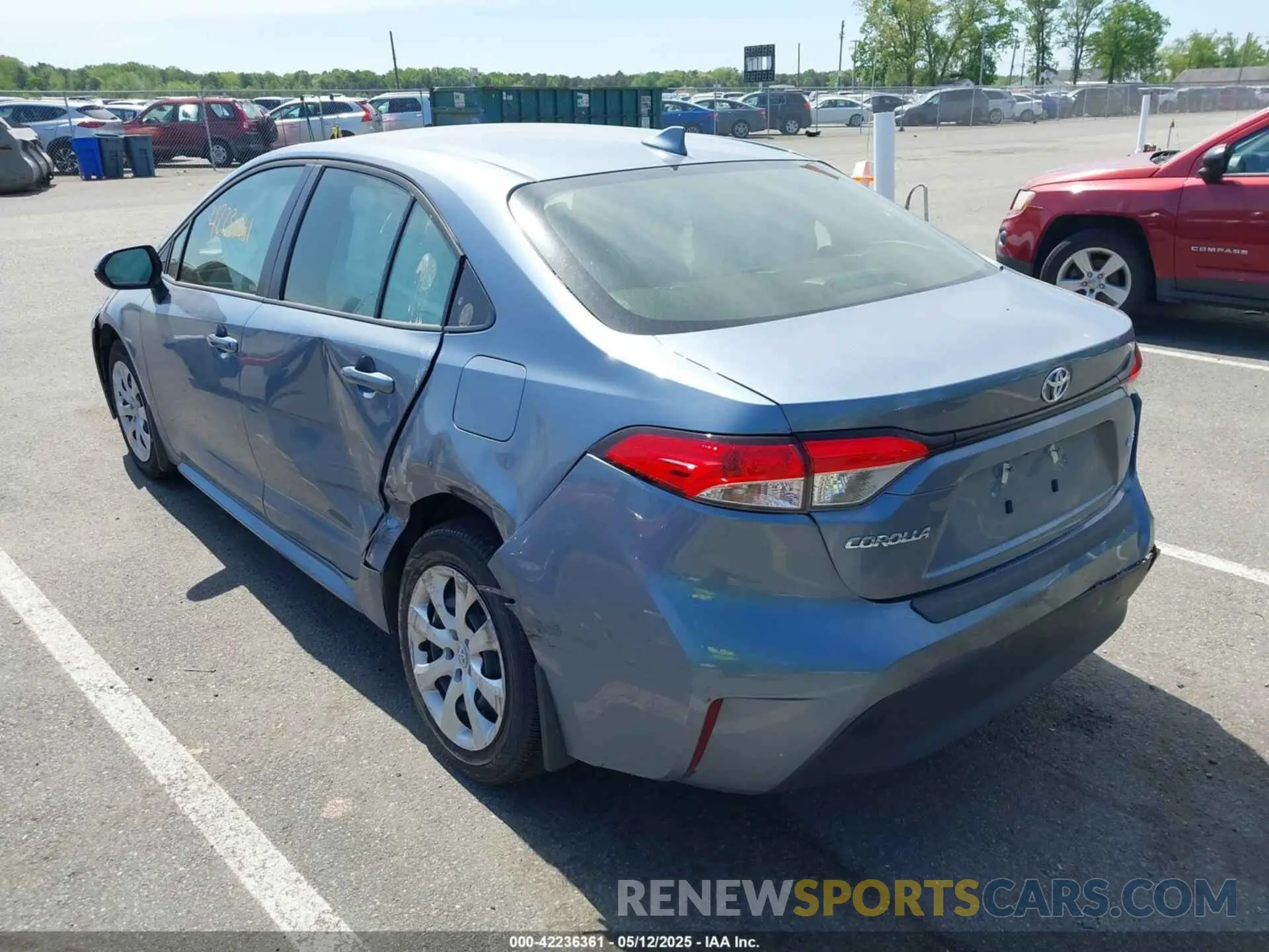 3 fotografías del automóvil dañado JTDB4MEE2R3019220 TOYOTA COROLLA 2024