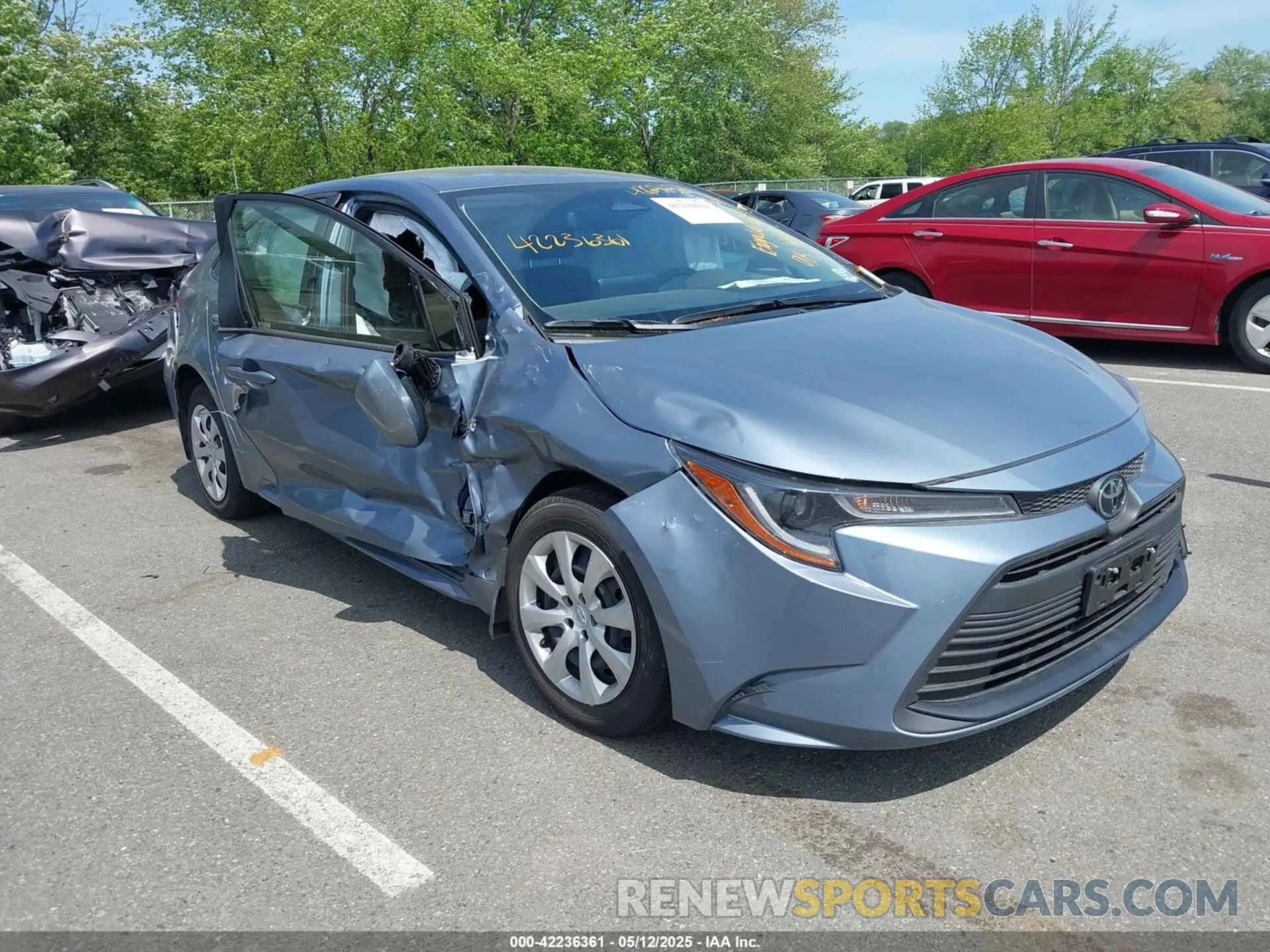 6 fotografías del automóvil dañado JTDB4MEE2R3019220 TOYOTA COROLLA 2024