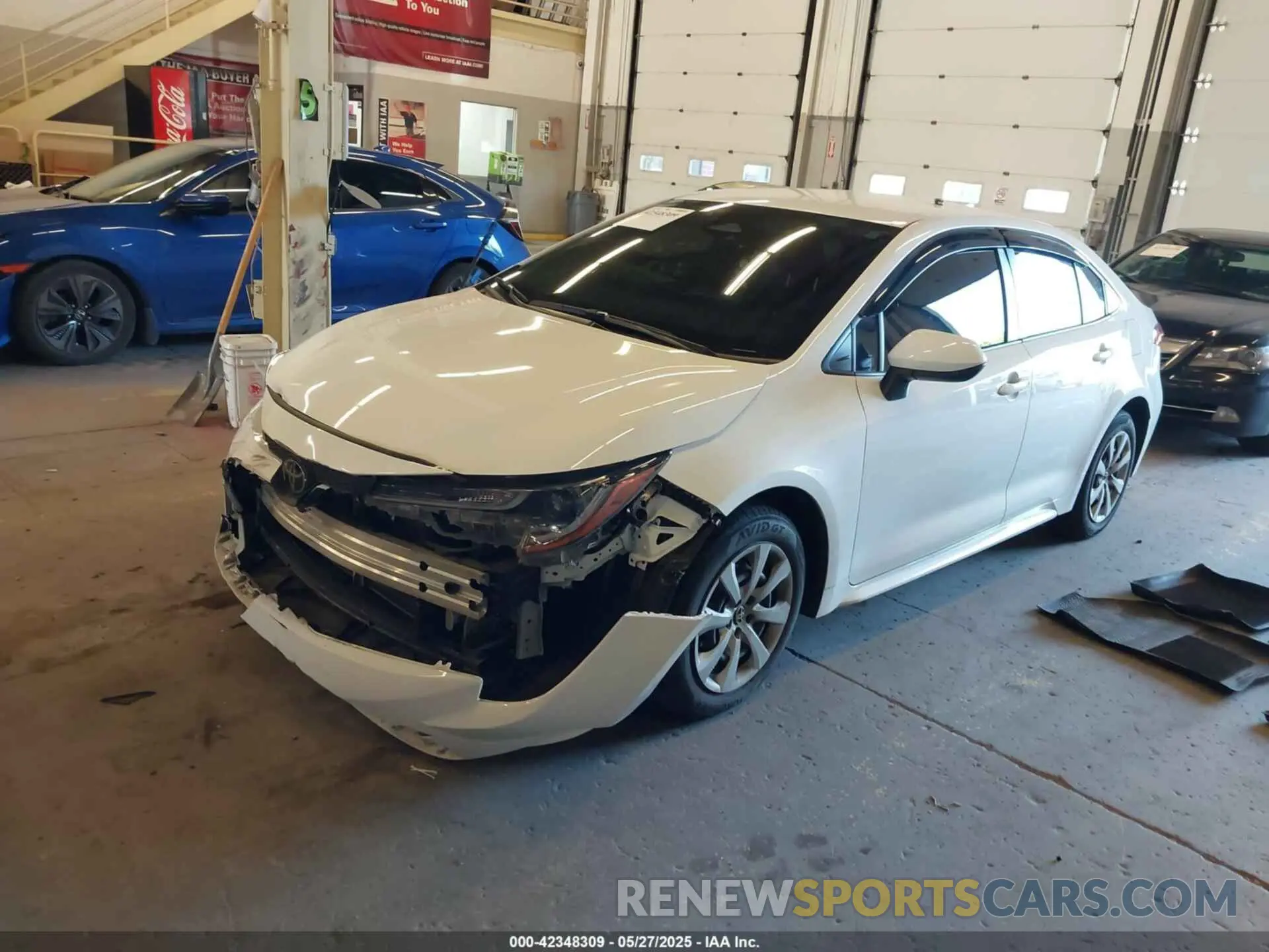 2 fotografías del automóvil dañado JTDB4MEE2RJ016958 TOYOTA COROLLA 2024