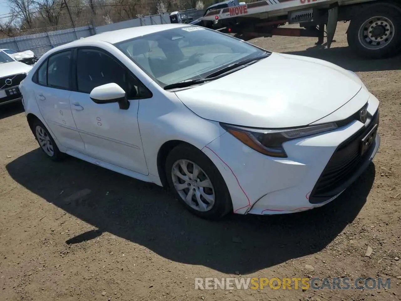4 fotografías del automóvil dañado JTDB4MEE3R3017248 TOYOTA COROLLA 2024