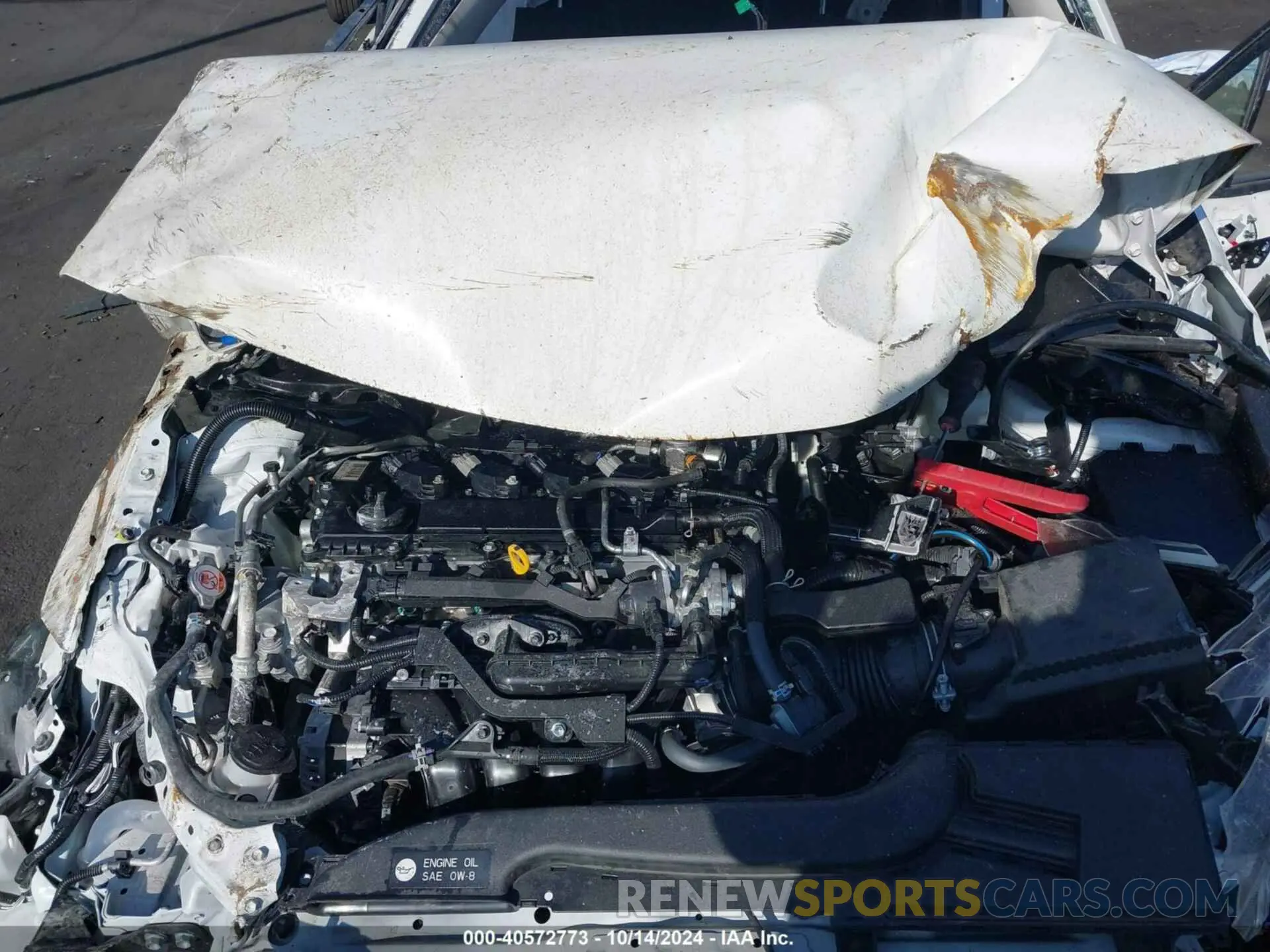 10 fotografías del automóvil dañado JTDB4MEE4R3023561 TOYOTA COROLLA 2024