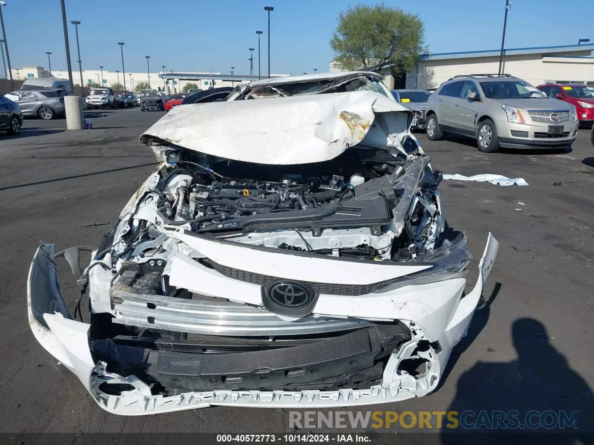 11 fotografías del automóvil dañado JTDB4MEE4R3023561 TOYOTA COROLLA 2024