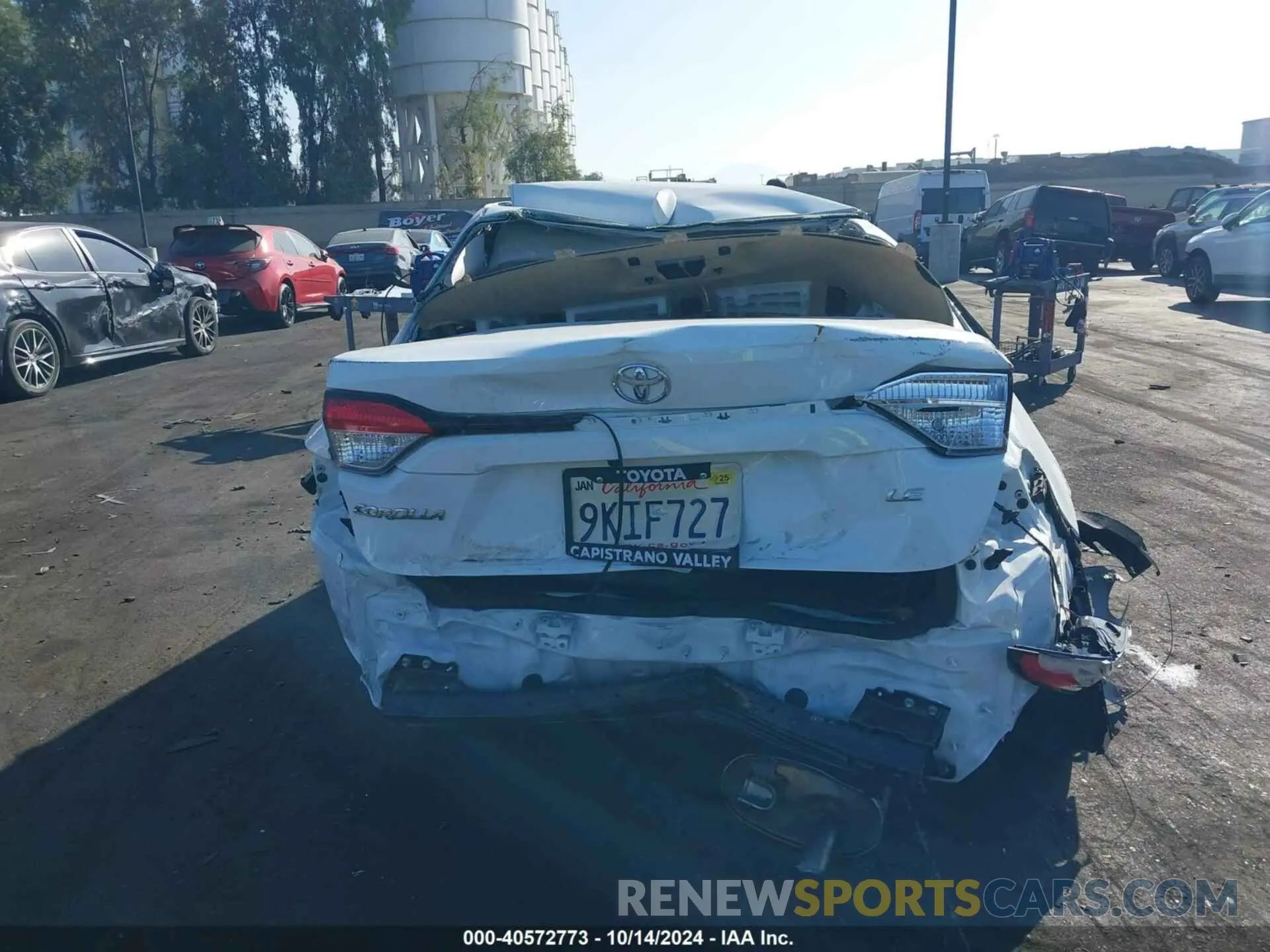 15 fotografías del automóvil dañado JTDB4MEE4R3023561 TOYOTA COROLLA 2024