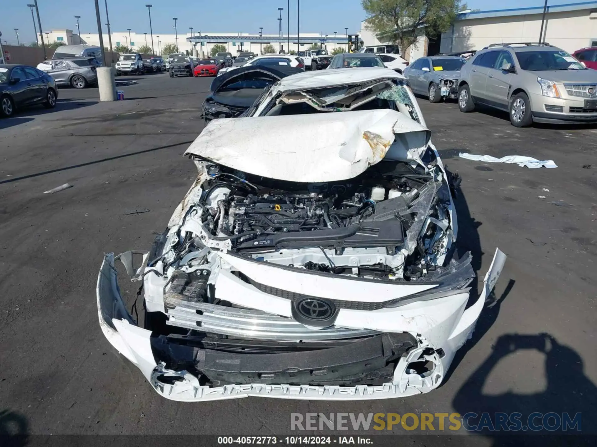 6 fotografías del automóvil dañado JTDB4MEE4R3023561 TOYOTA COROLLA 2024