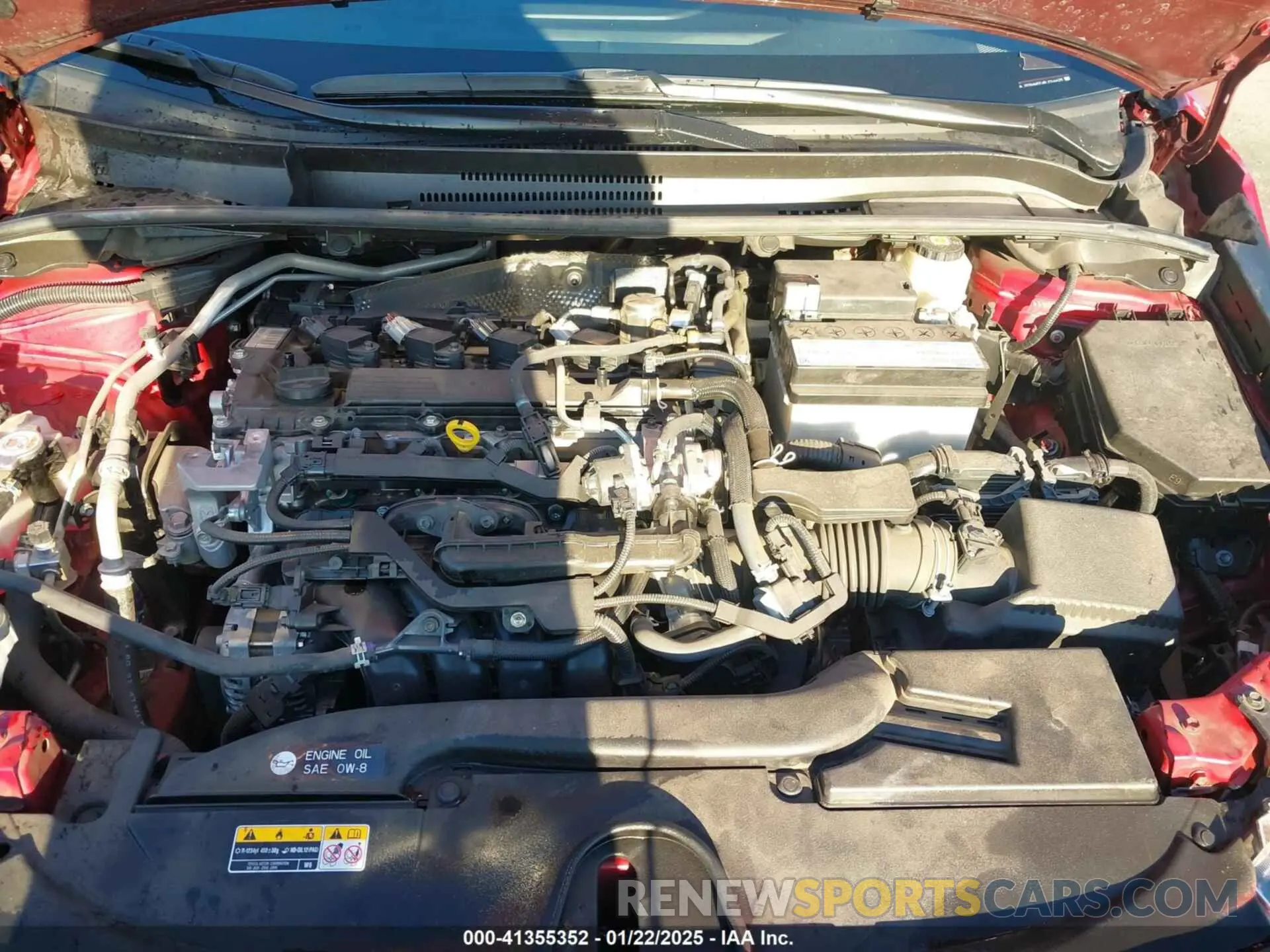 10 fotografías del automóvil dañado JTDB4MEE4RJ016623 TOYOTA COROLLA 2024