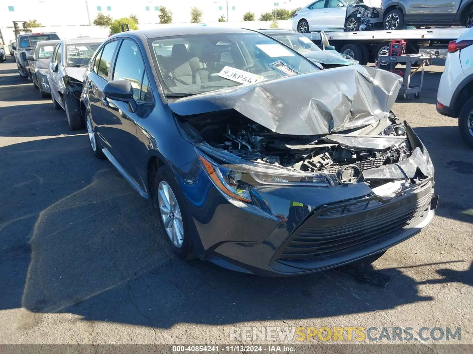 1 fotografías del automóvil dañado JTDB4MEE5R3019664 TOYOTA COROLLA 2024
