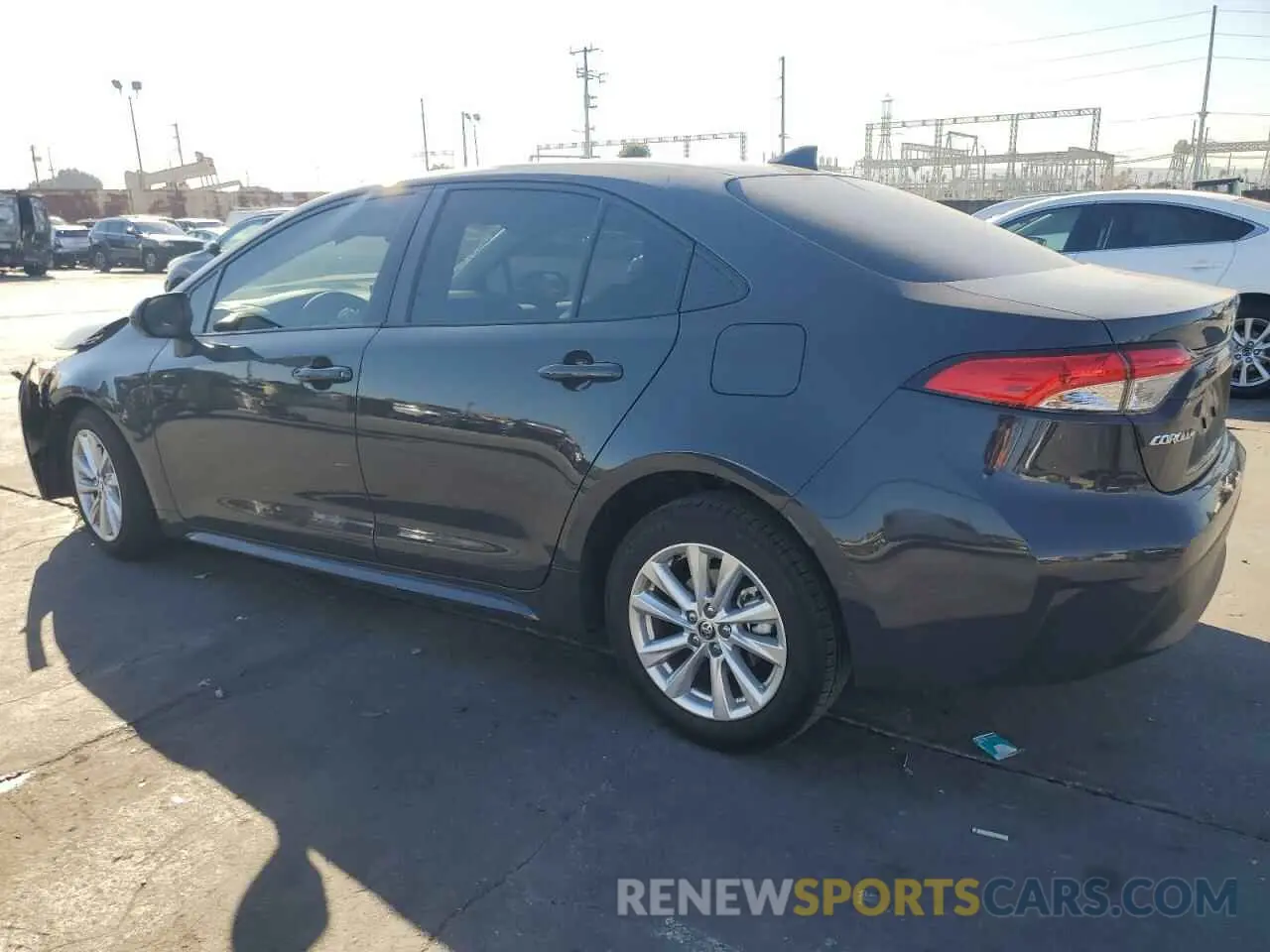 2 fotografías del automóvil dañado JTDB4MEE5R3023147 TOYOTA COROLLA 2024