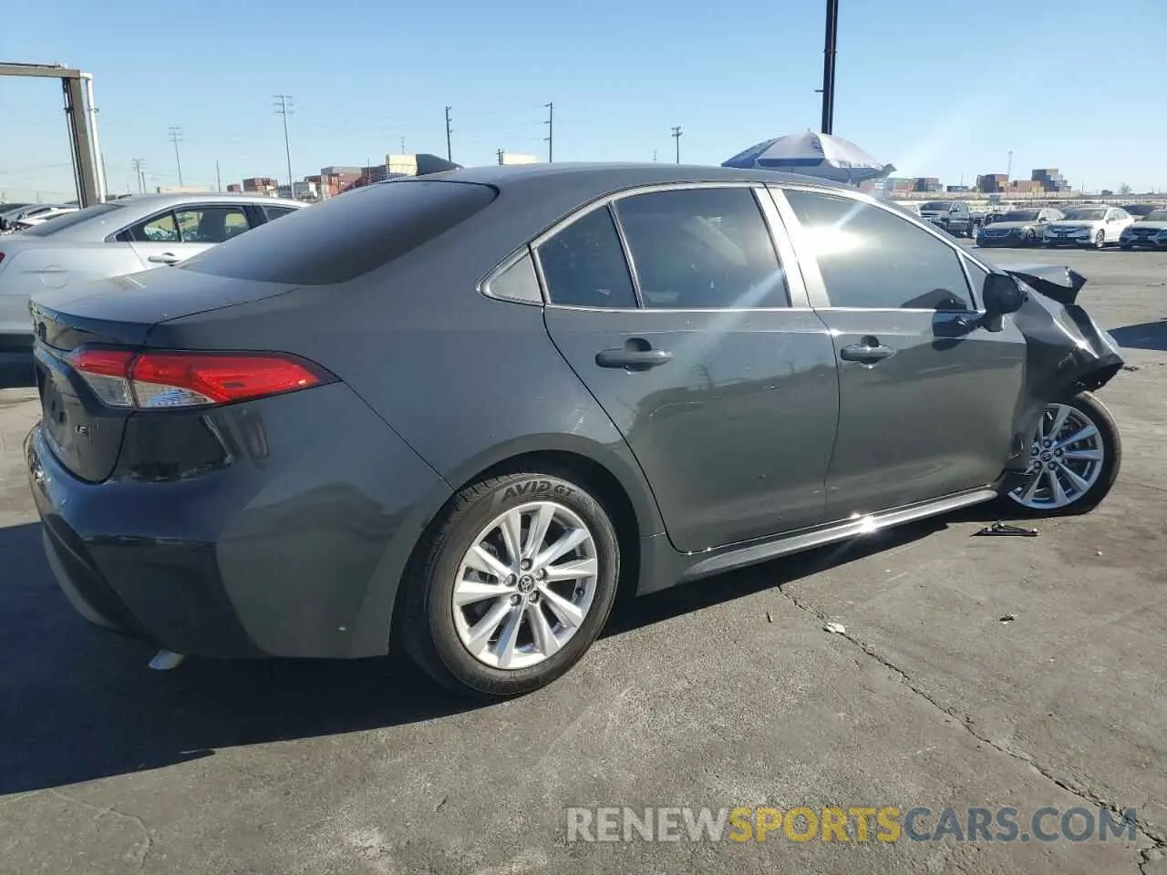 3 fotografías del automóvil dañado JTDB4MEE5R3023147 TOYOTA COROLLA 2024