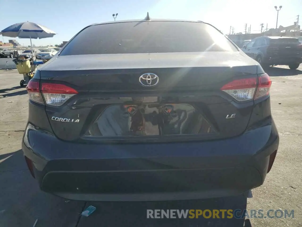 6 fotografías del automóvil dañado JTDB4MEE5R3023147 TOYOTA COROLLA 2024