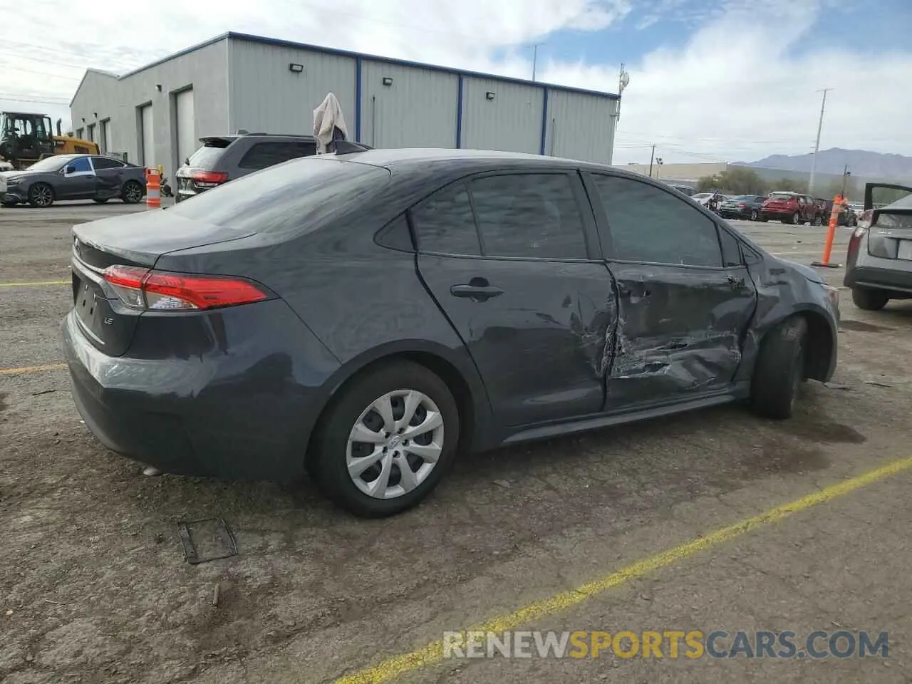 3 fotografías del automóvil dañado JTDB4MEE6R3022413 TOYOTA COROLLA 2024