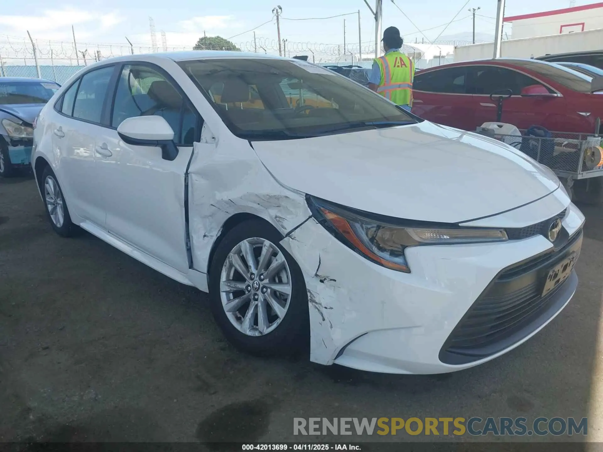 1 fotografías del automóvil dañado JTDB4MEE6RJ014534 TOYOTA COROLLA 2024