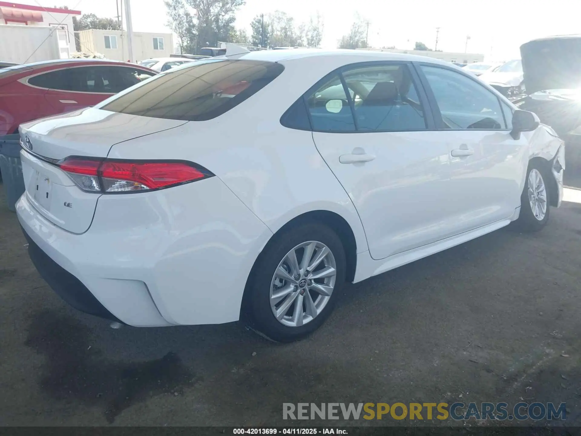 4 fotografías del automóvil dañado JTDB4MEE6RJ014534 TOYOTA COROLLA 2024
