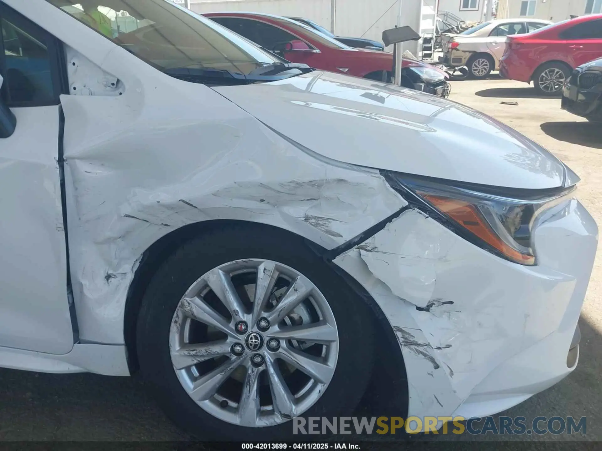 6 fotografías del automóvil dañado JTDB4MEE6RJ014534 TOYOTA COROLLA 2024