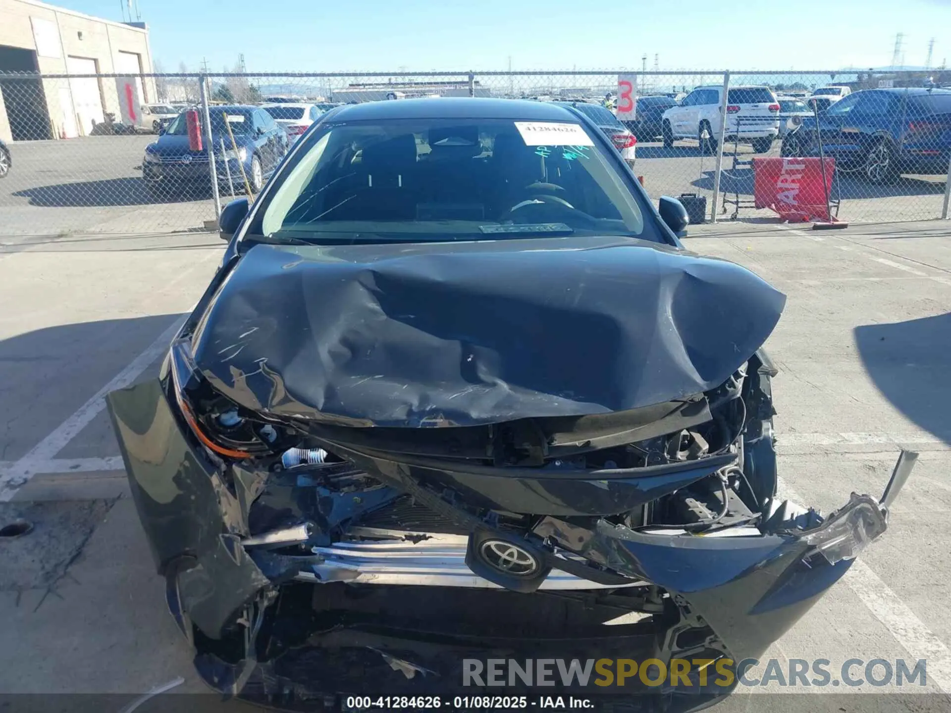 12 fotografías del automóvil dañado JTDB4MEE7R3016278 TOYOTA COROLLA 2024