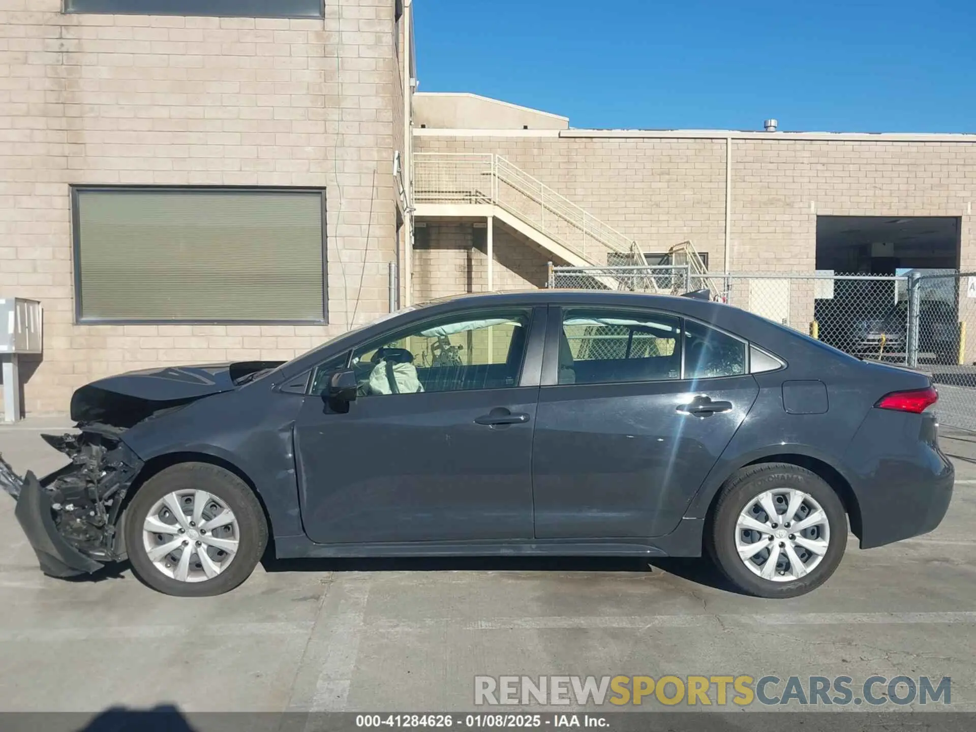 14 fotografías del automóvil dañado JTDB4MEE7R3016278 TOYOTA COROLLA 2024