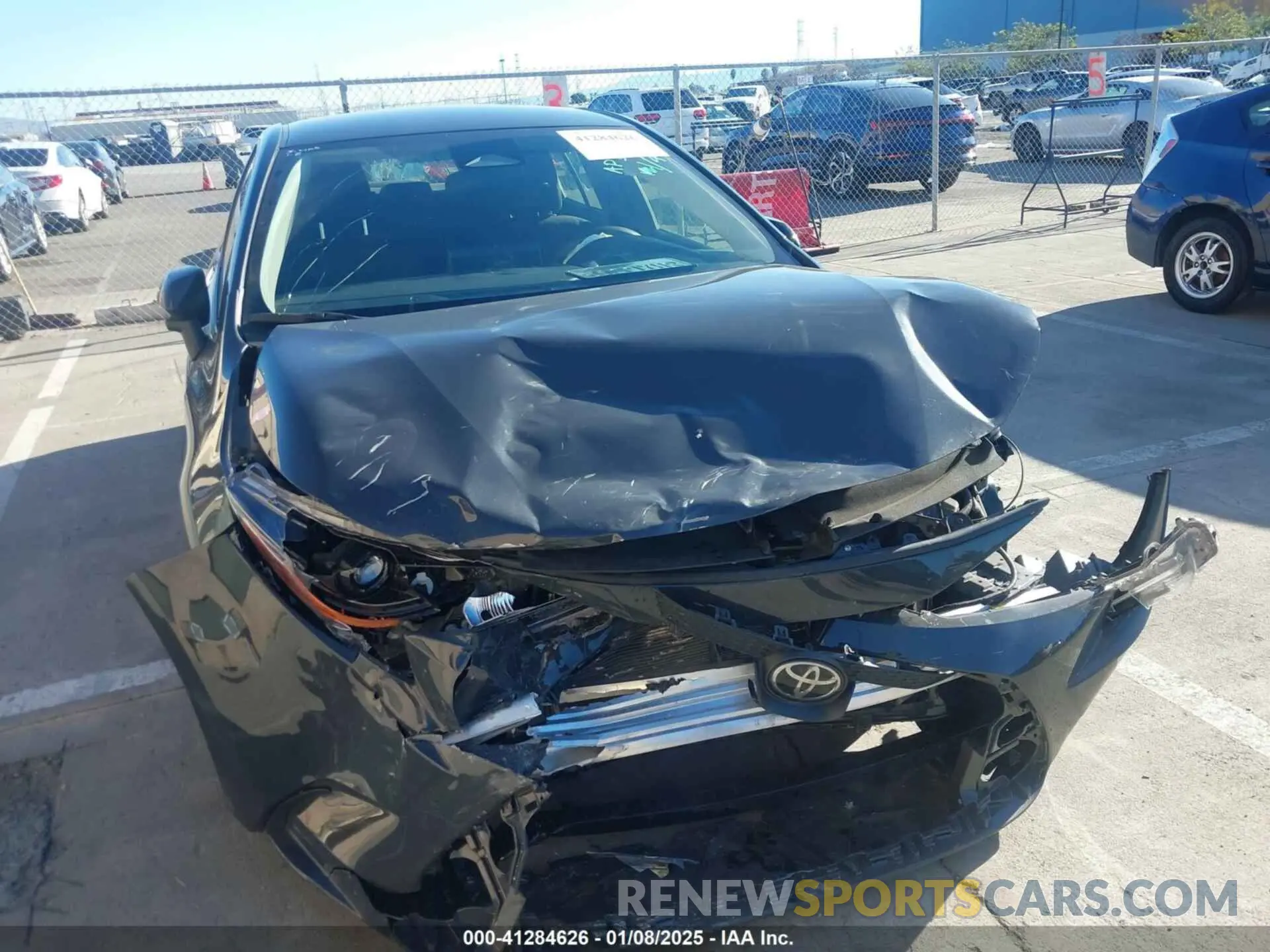 17 fotografías del automóvil dañado JTDB4MEE7R3016278 TOYOTA COROLLA 2024